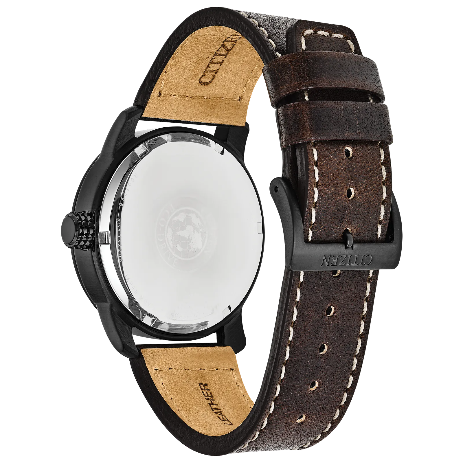 BM8478-01L Citizen Garrison Eco-drive de caballero pulsera de cuero - Image 2
