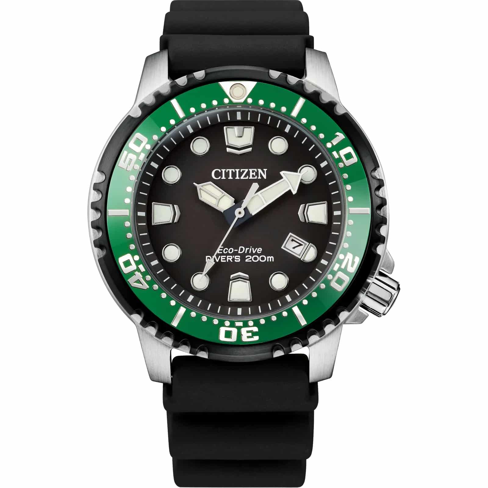 BN0155-08E Citizen Eco-drive reloj para caballero pulsera de resina