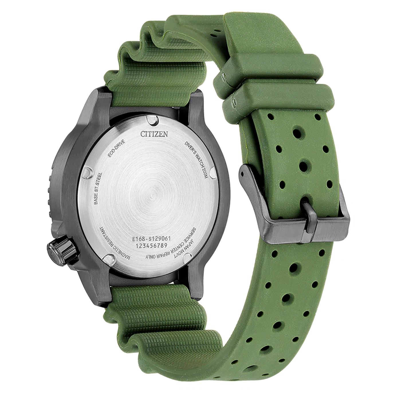 bn0157-11x Reloj Citizen Eco-drive de hombre pulsera de caucho 44 mm - Image 2