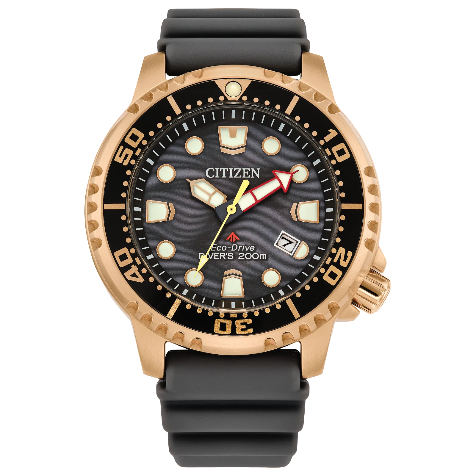 BN0163-00H Citizen Promaster Dive Eco-drive de caballero pulsera de resina