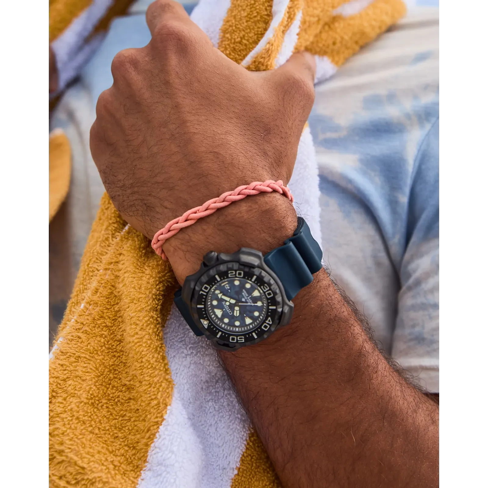 BN0227-09L Citizen Promaster Eco-drive de caballero pulsera de resina - Image 2