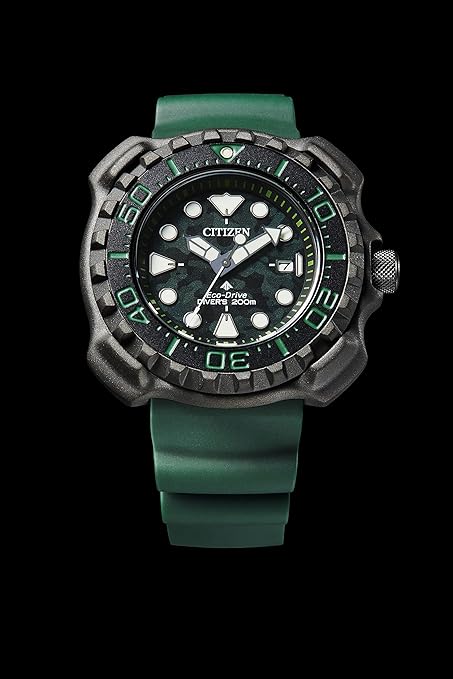 BN0228-06W Citizen Promaster Eco-drive de caballero pulsera de caucho - Image 6