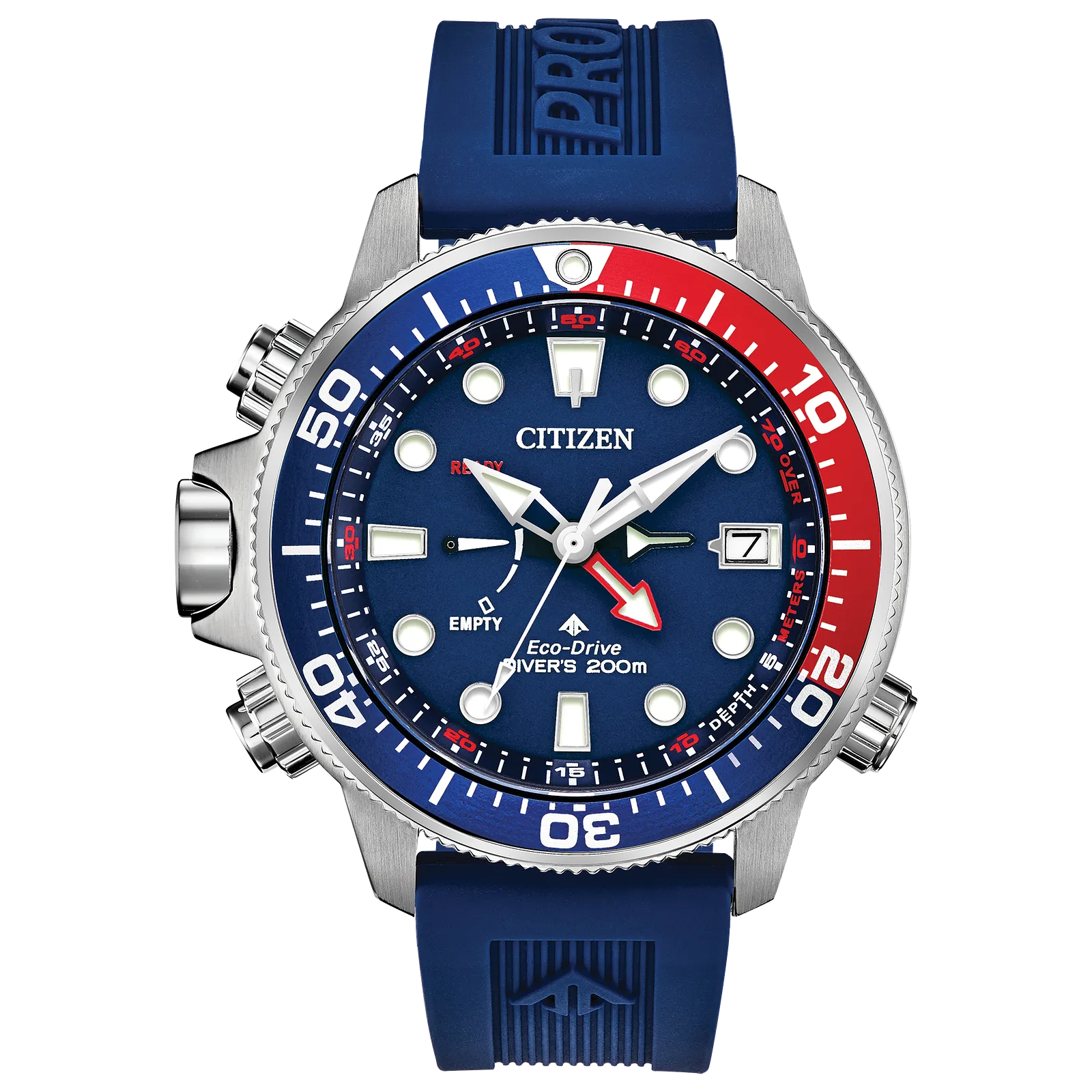 BN2038-01L Citizen Promaster Aqualand Eco-drive de caballero pulsera de resina
