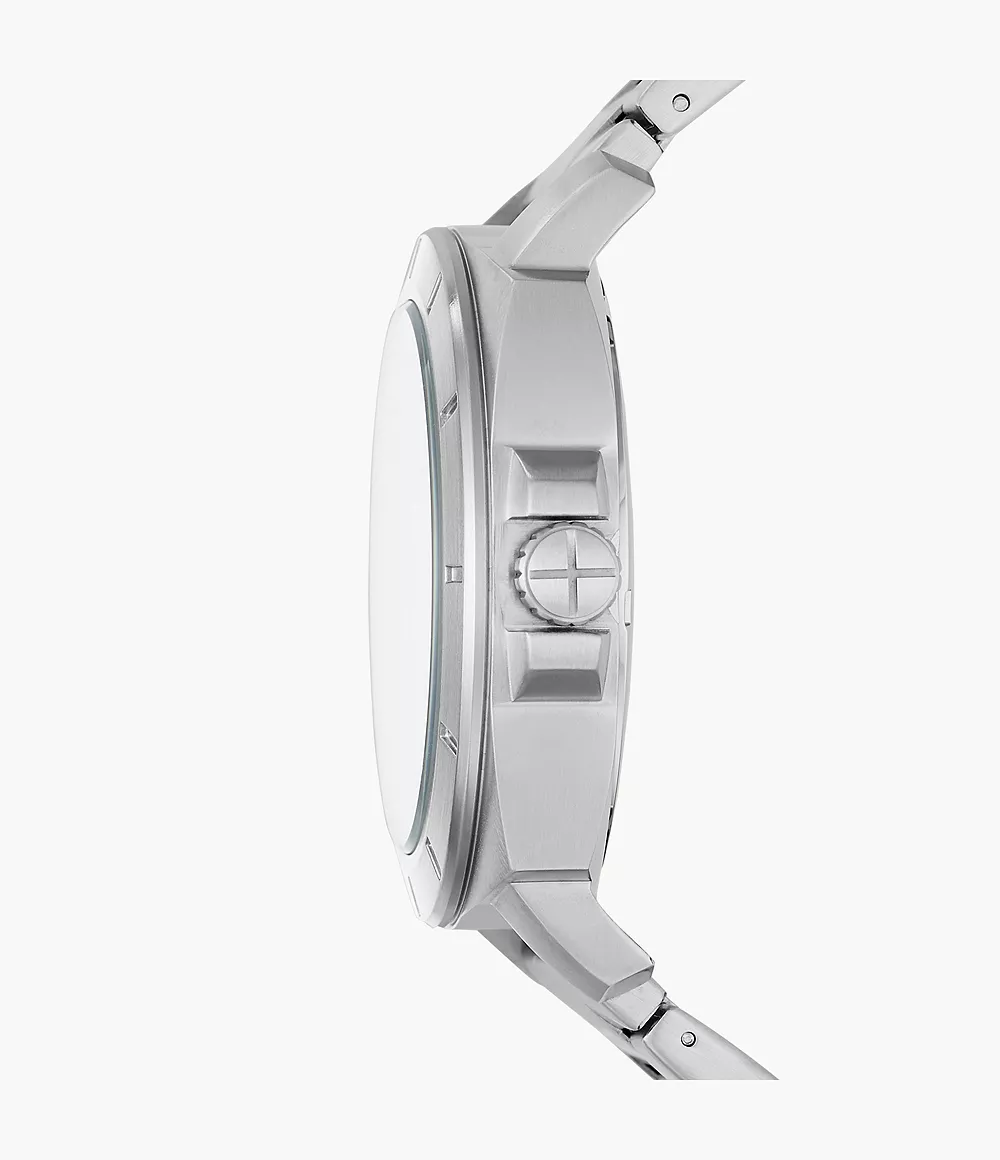 BQ2795SET Reloj Privateer de caballero pulsera de metal más pulsera de cuero 45mm - Image 2