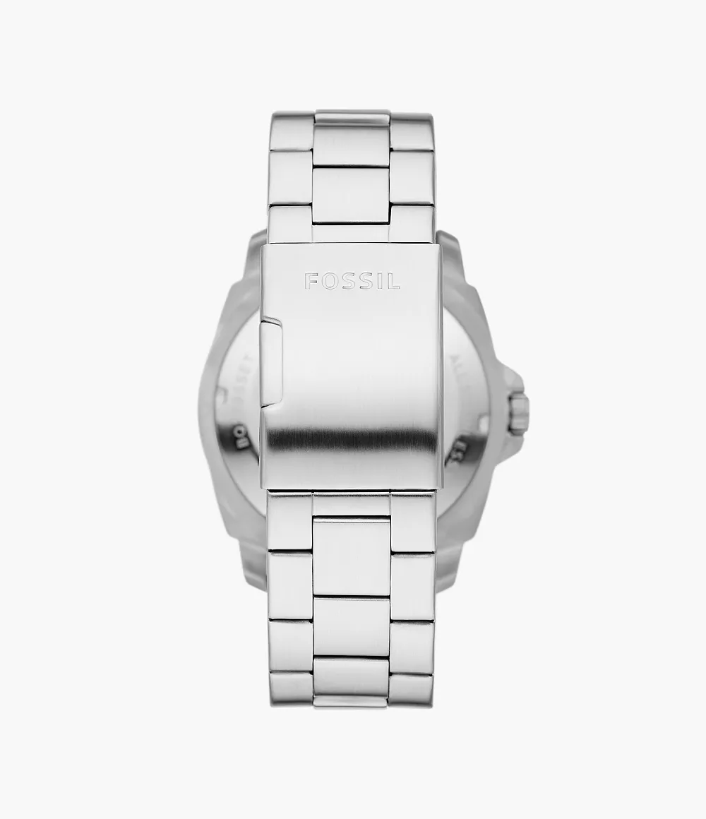 BQ2795SET Reloj Privateer de caballero pulsera de metal más pulsera de cuero 45mm - Image 3