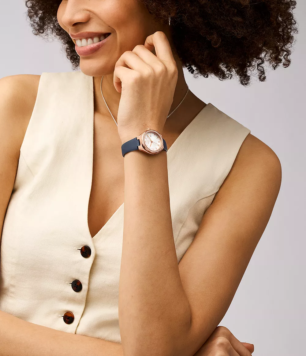 BQ3956 Reloj Eevie de dama banda de piel 30 mm - Image 4