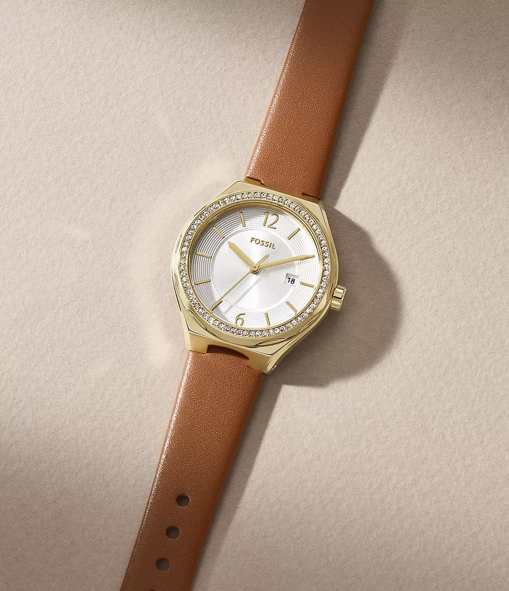 BQ3957 Reloj Reloj Eevie de dama pulsera de cuero 30 mm - Image 2