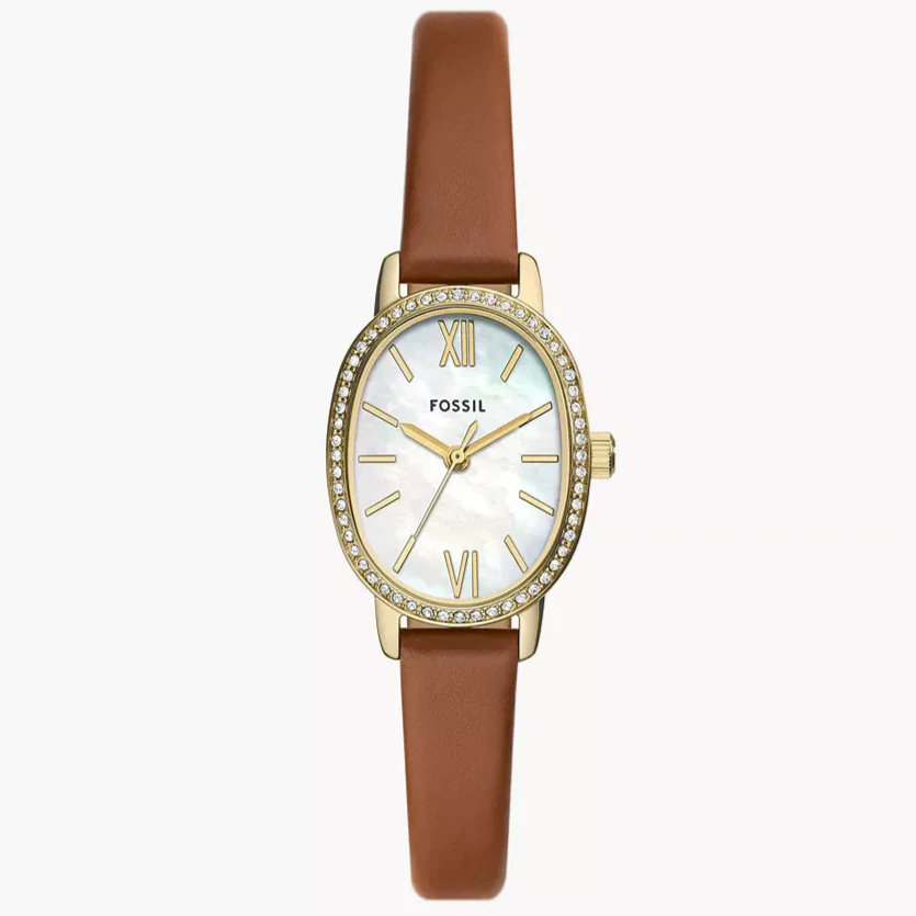 BQ3973 Reloj Penny de dama pulsera de piel 23 mm