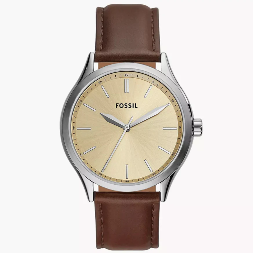 BQM2865 Reloj Fenmore de caballero pulsera de piel 44 mm