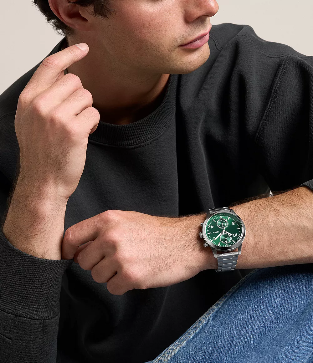 BQM7092 Reloj Bennett de hombre pulsera de metal 45mm - Image 4