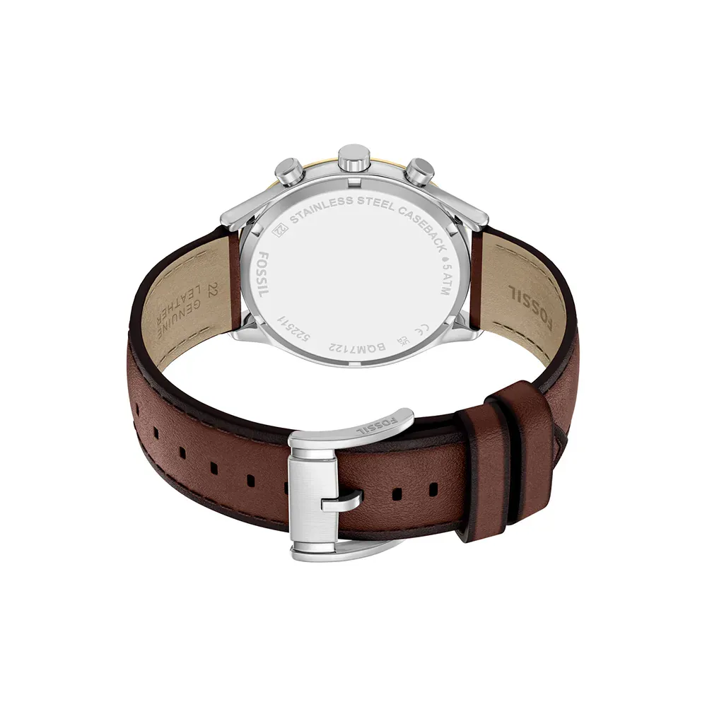BQM7122 Reloj Fossil Fenmore de hombre correa de piel - Image 3