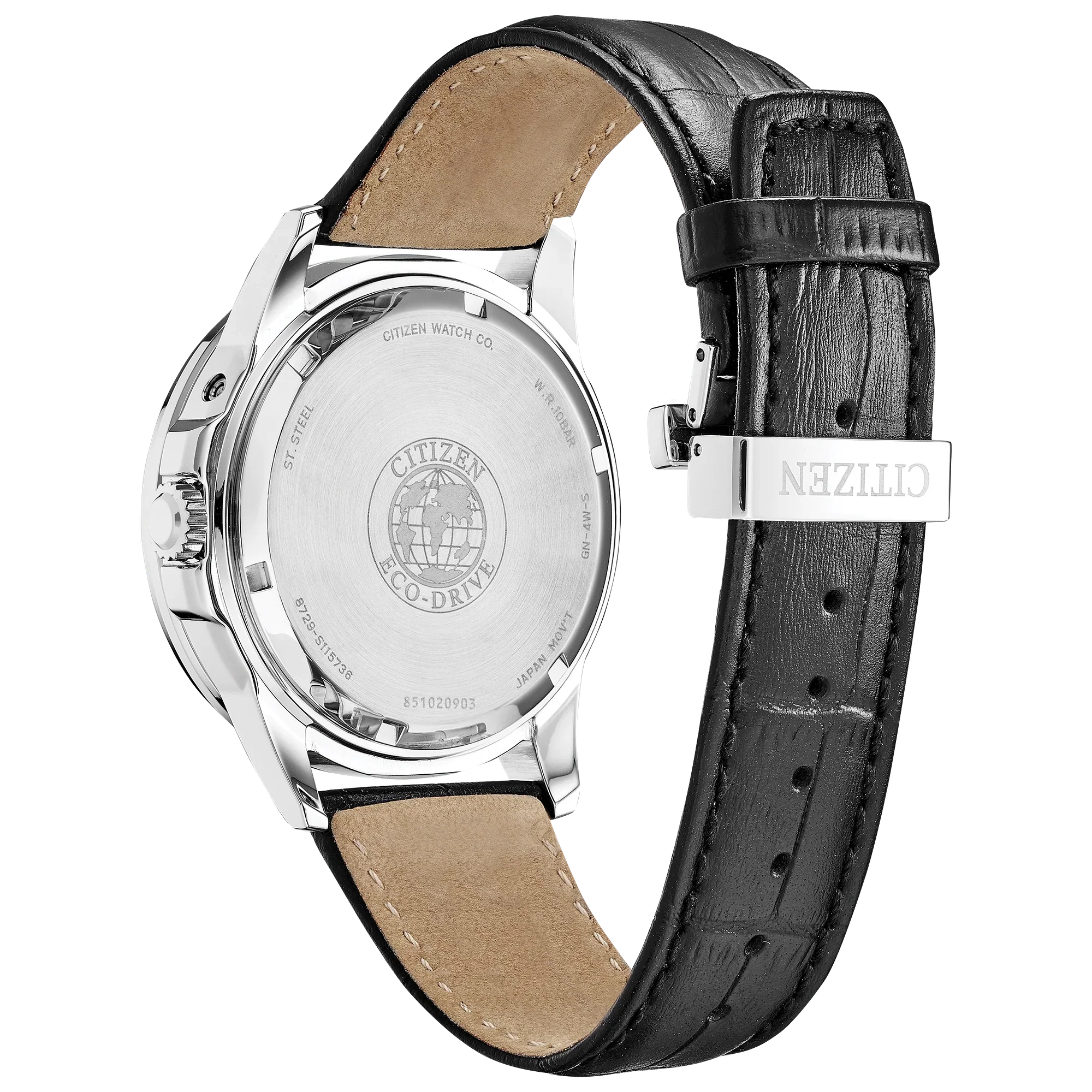 BU0050-02L Reloj Citizen Moonphase Eco-Drive de hombre banda de piel - Image 2