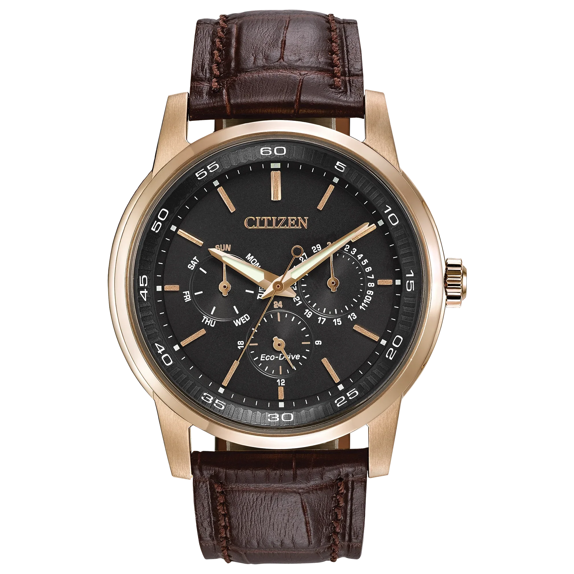 BU2013-08E Reloj Citizen Eco-Drive Corso de hombre pulsera de piel 44 mm