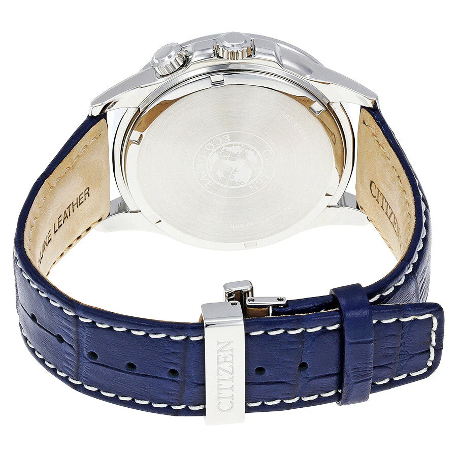 bu2020-02a Reloj Citizen Calendrier Eco-drive de hombre pulsera de cuero 44 mm - Image 2