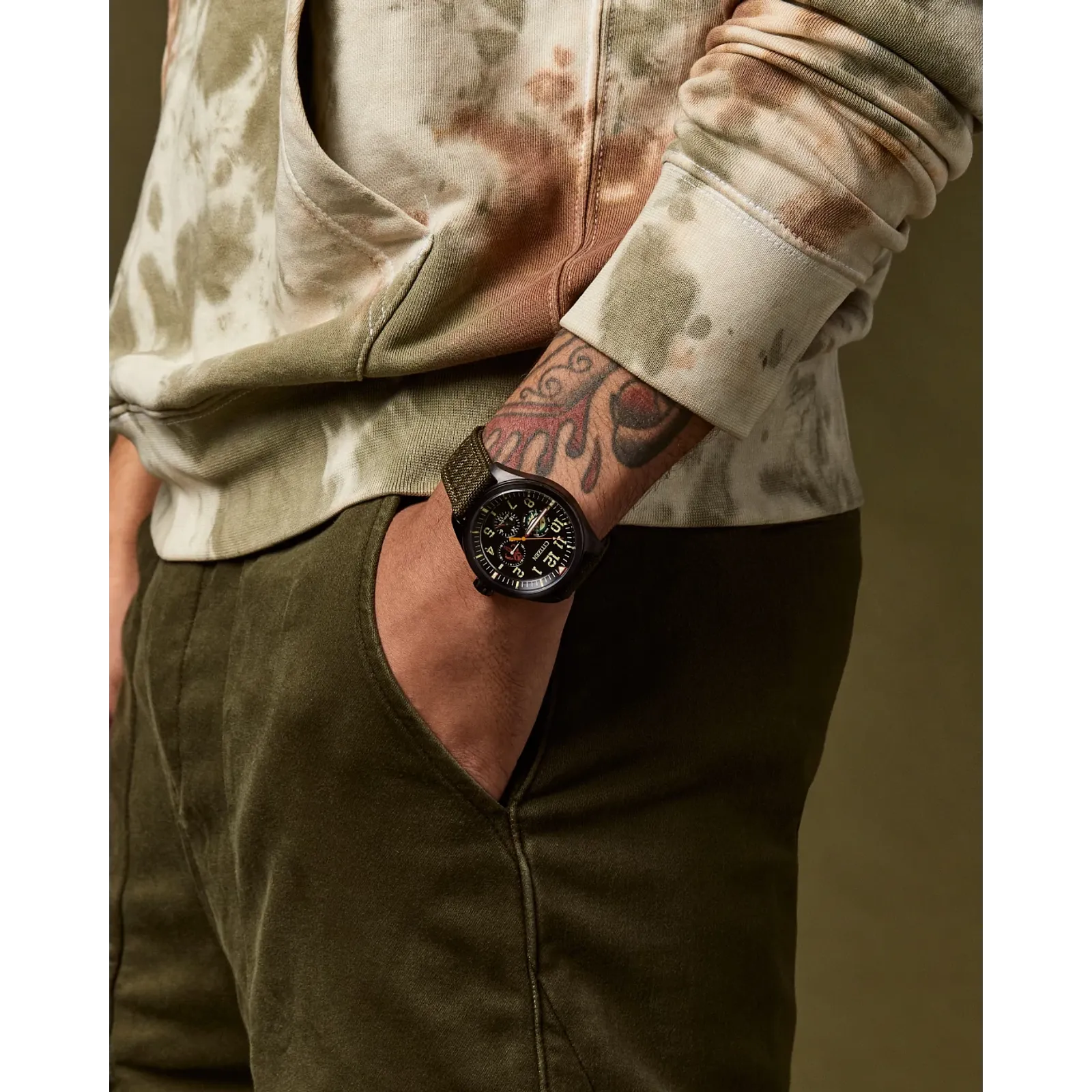 BU2058-00W Citizen Boba Fett Star Wars Eco-drive de hombre pulsera de tela - Image 2