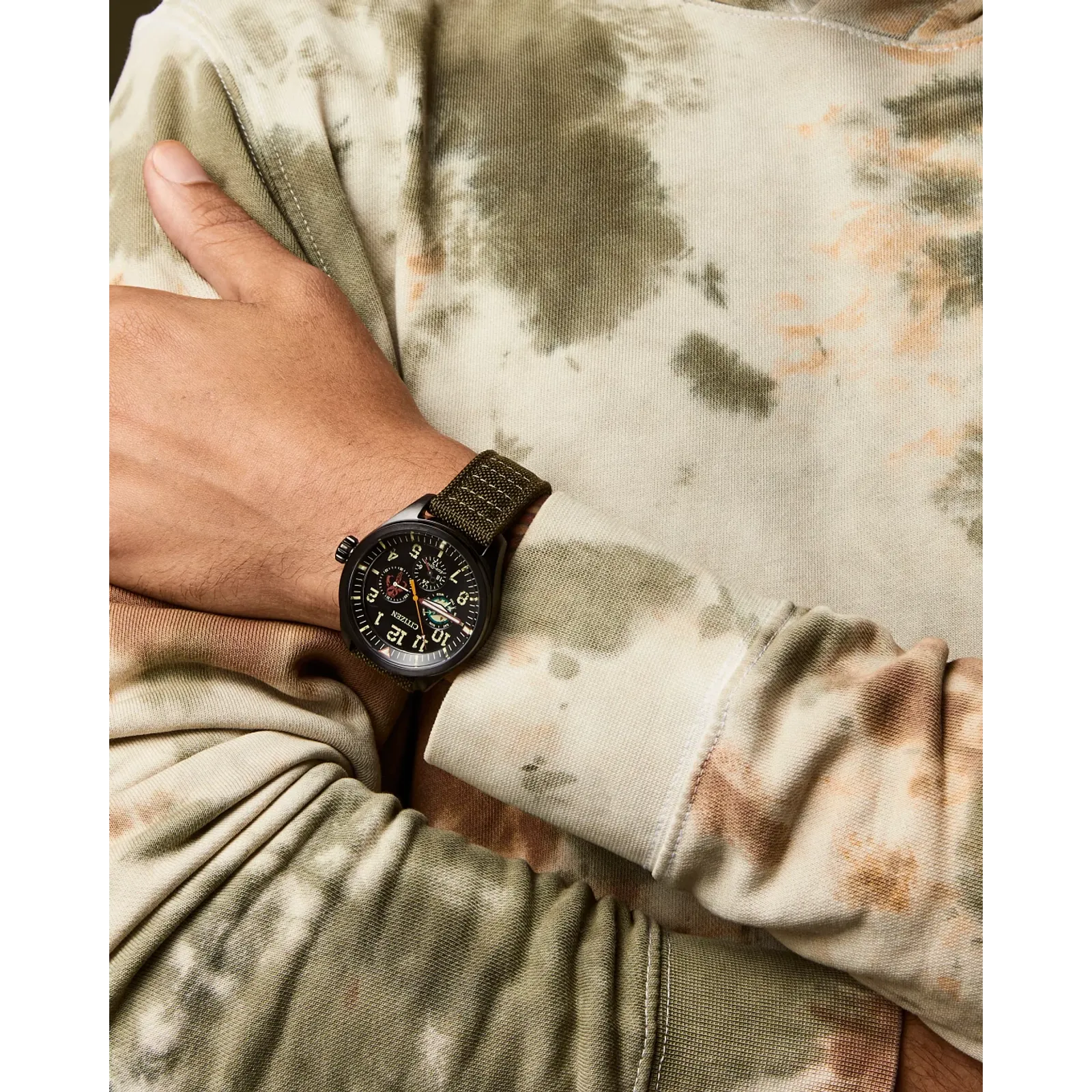 BU2058-00W Citizen Boba Fett Star Wars Eco-drive de hombre pulsera de tela - Image 3