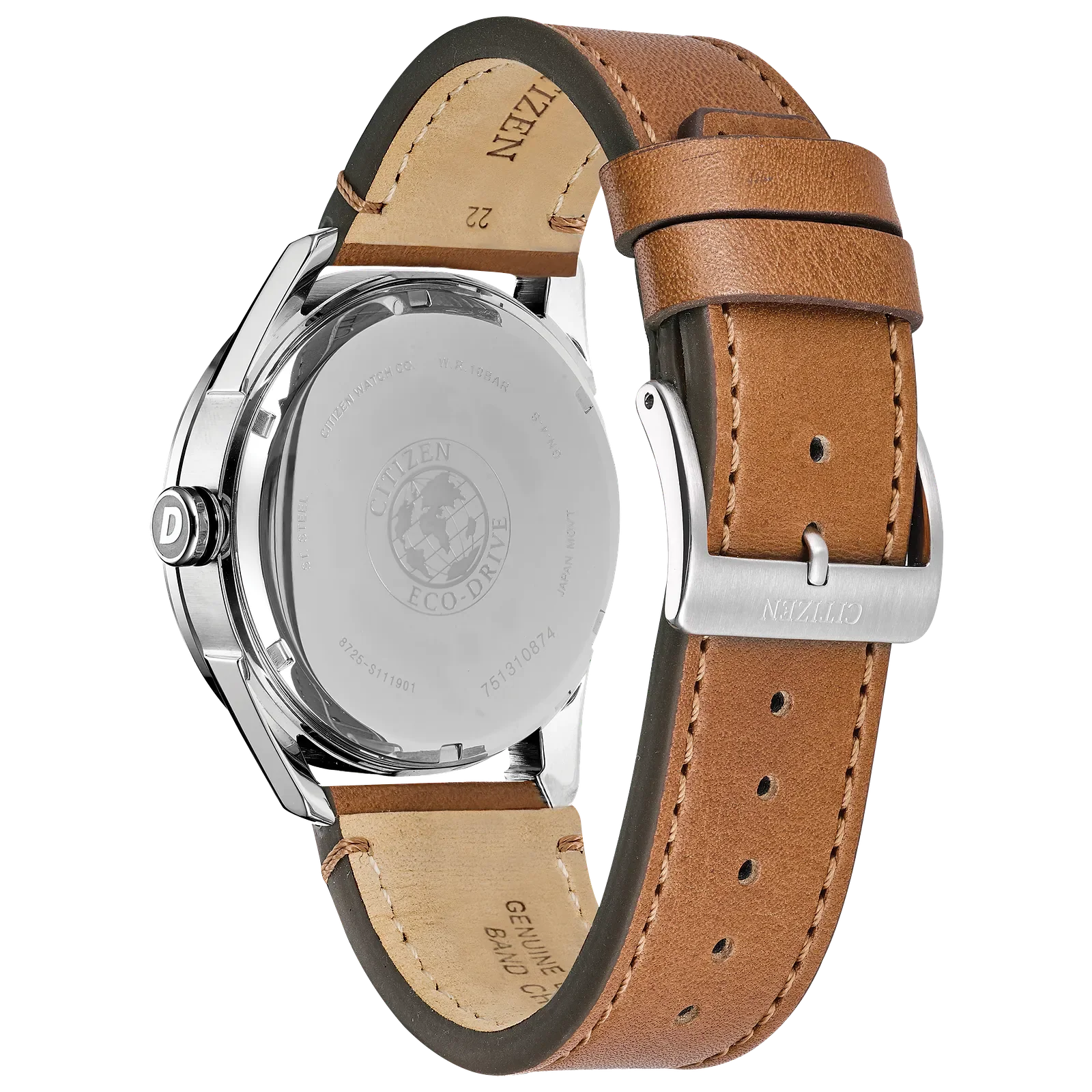 BU4020-01L Reloj Citizen Sport Casual de hombre correa de piel 42 mm Eco-drive - Image 2