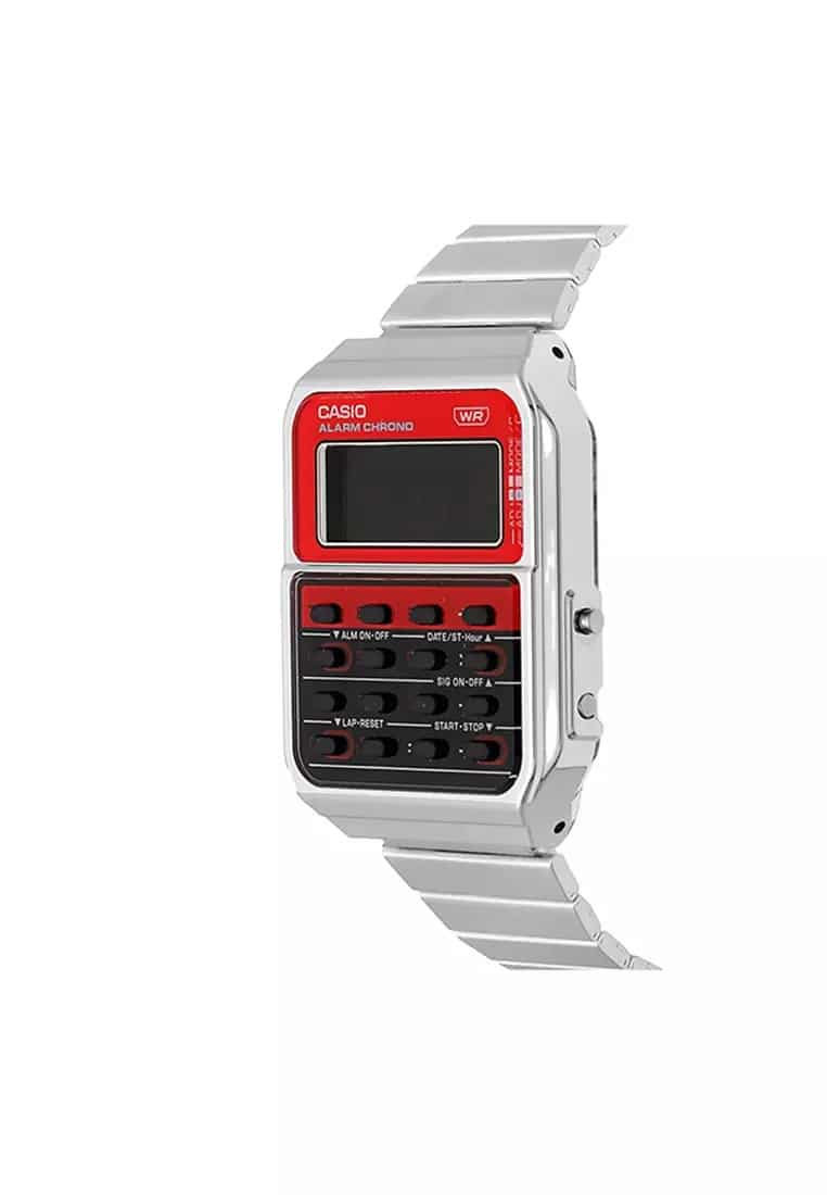 CA-500WE-4B Reloj Casio Digital para Caballero con Calculadora, Alarma y Cronógrafo, Pulsera de Metal - Image 2