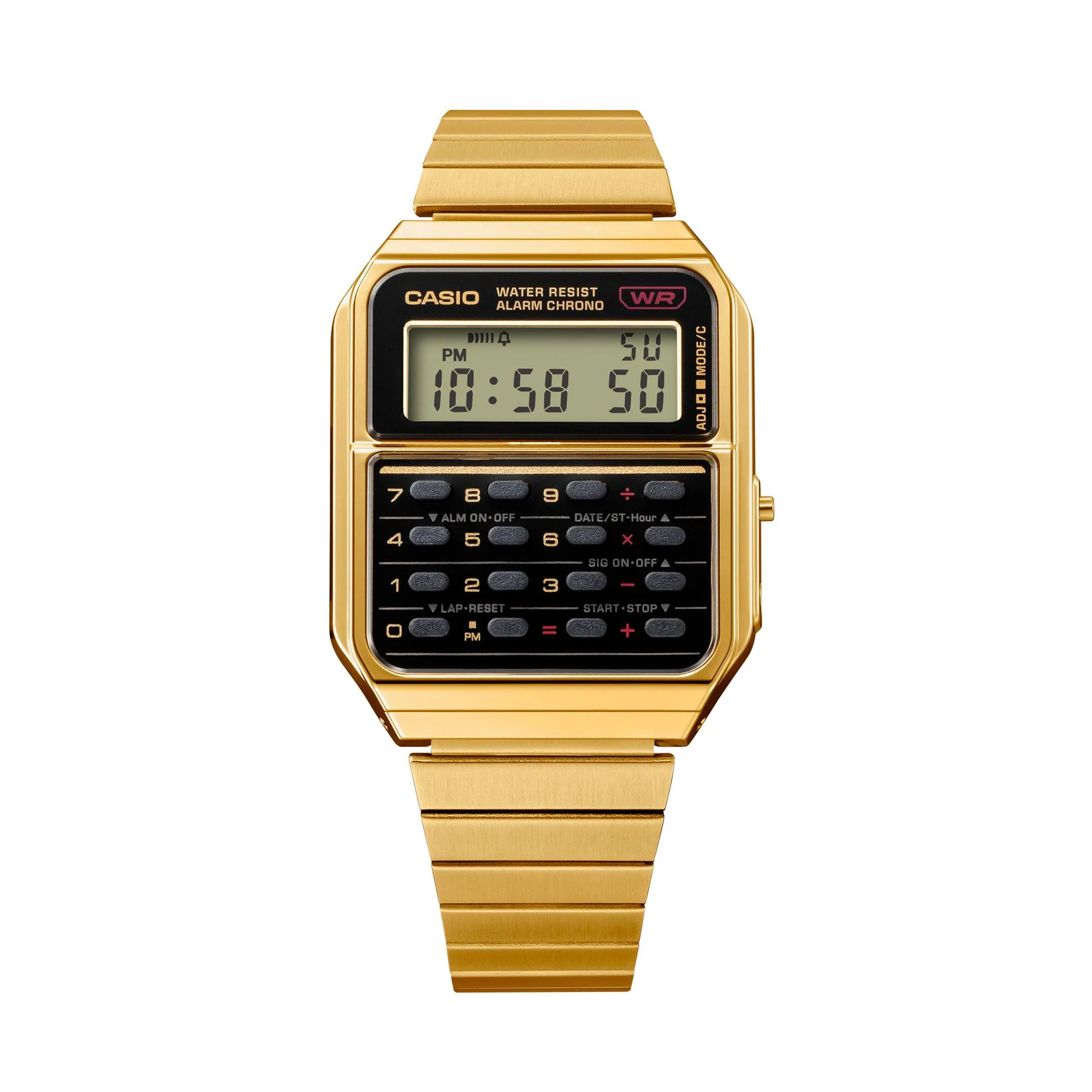 CA-500WEG-1A Reloj Casio Unisex Calculadora Alarma Cronógrafo - Image 3