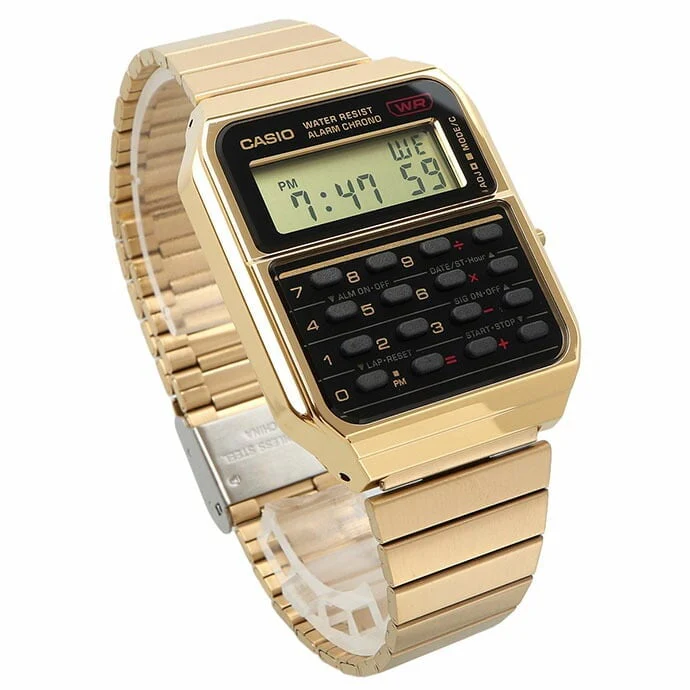 CA-500WEG-1A Reloj Casio Unisex Calculadora Alarma Cronógrafo - Image 7