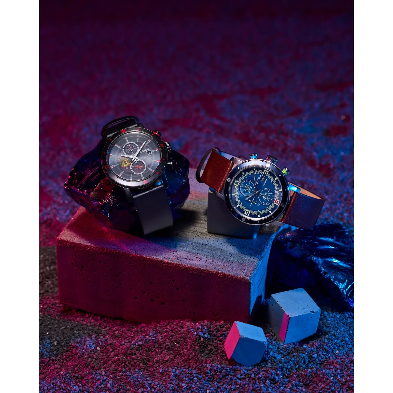 CA0769-04W Citizen Darth Vader Star Wars Eco-drive de hombre pulsera de cuero - Image 2
