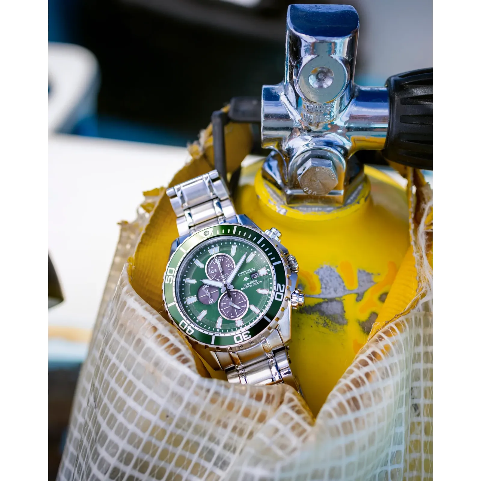 CA0820-50X Reloj Citizen Promaster Dive de hombre pulsera de metal 45 mm Eco-drive - Image 4