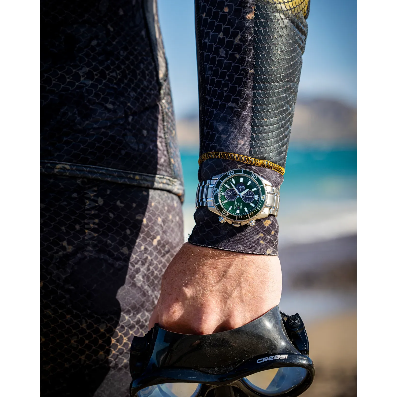CA0820-50X Reloj Citizen Promaster Dive de hombre pulsera de metal 45 mm Eco-drive - Image 7