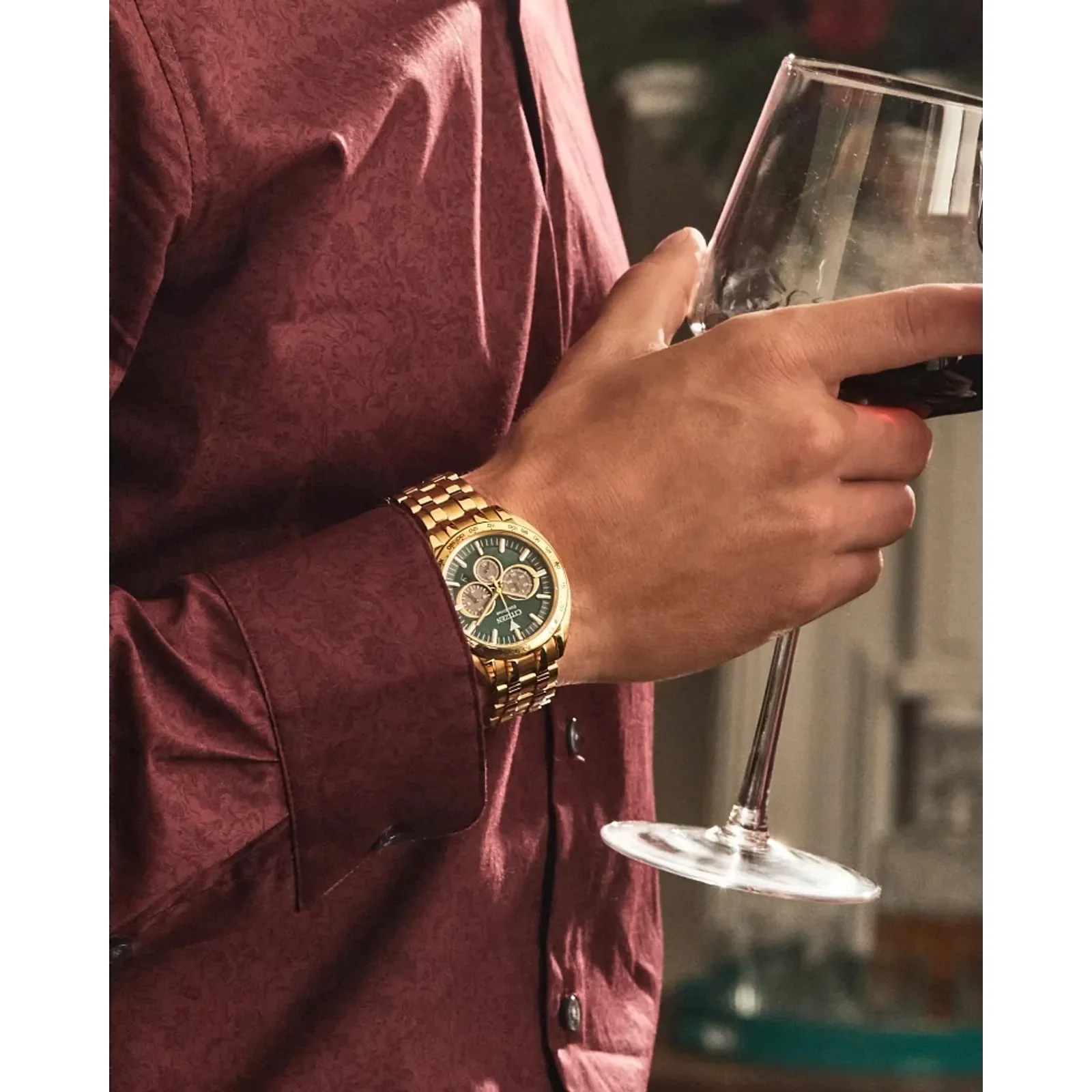 CA4542-59X Citizen Eco-drive para hombre pulsera de acero inoxidable - Image 2