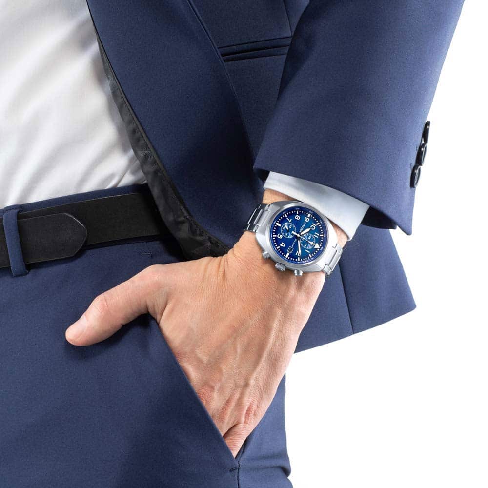 CA7040-85L Citizen Eco-Drive para caballero pulsera de metal - Image 3