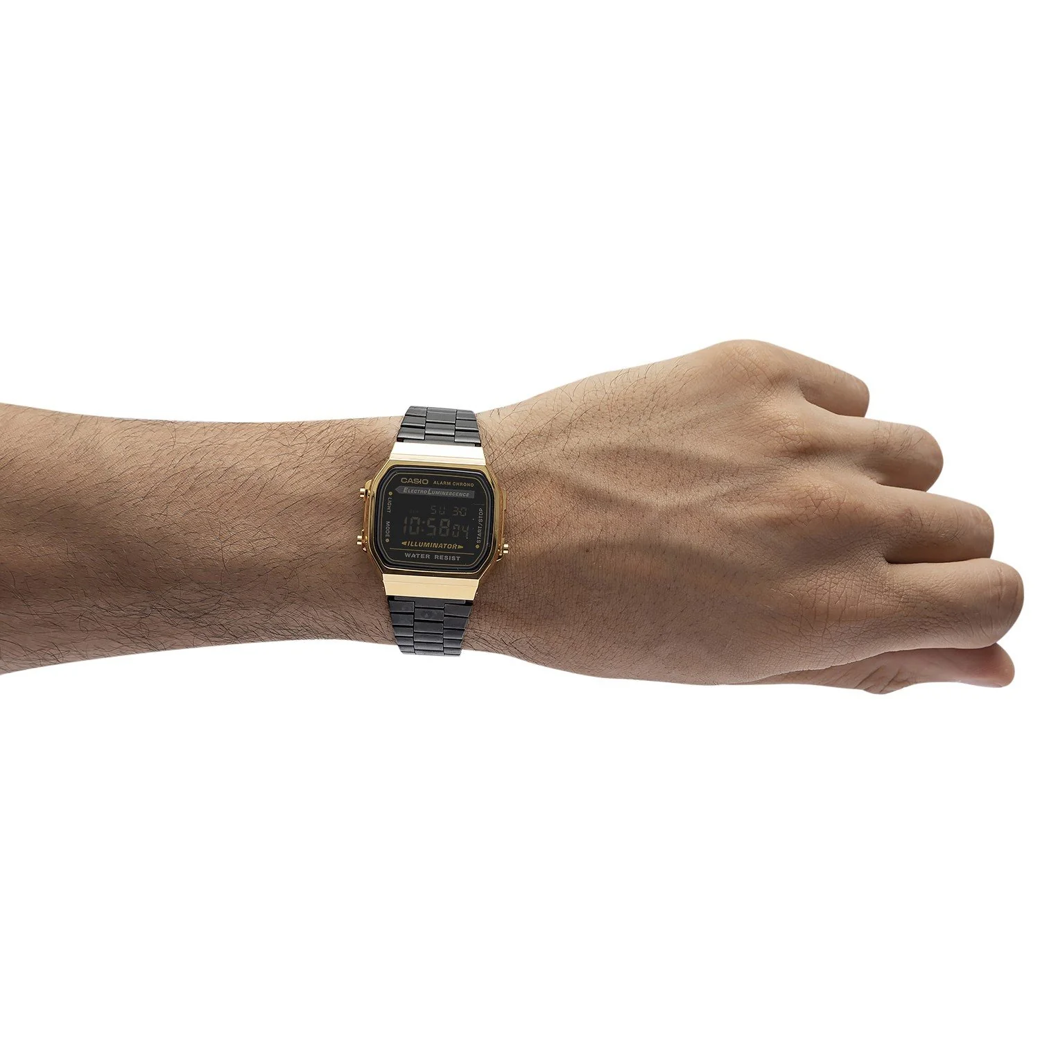 A-168WEGB-1B Reloj Casio Unisex, Vintage Clásico Illuminator - Image 6