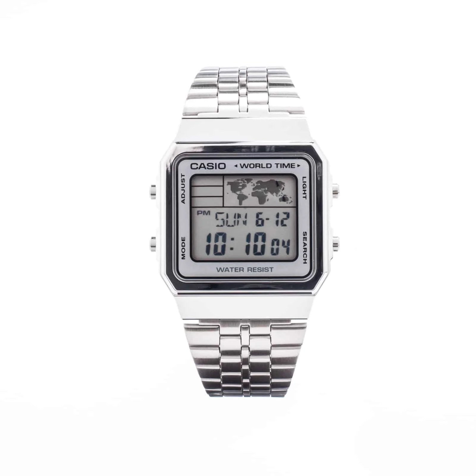 A-500WA-7 Reloj Casio para Caballero, Vintage Clásico Hora Mundial - Image 5