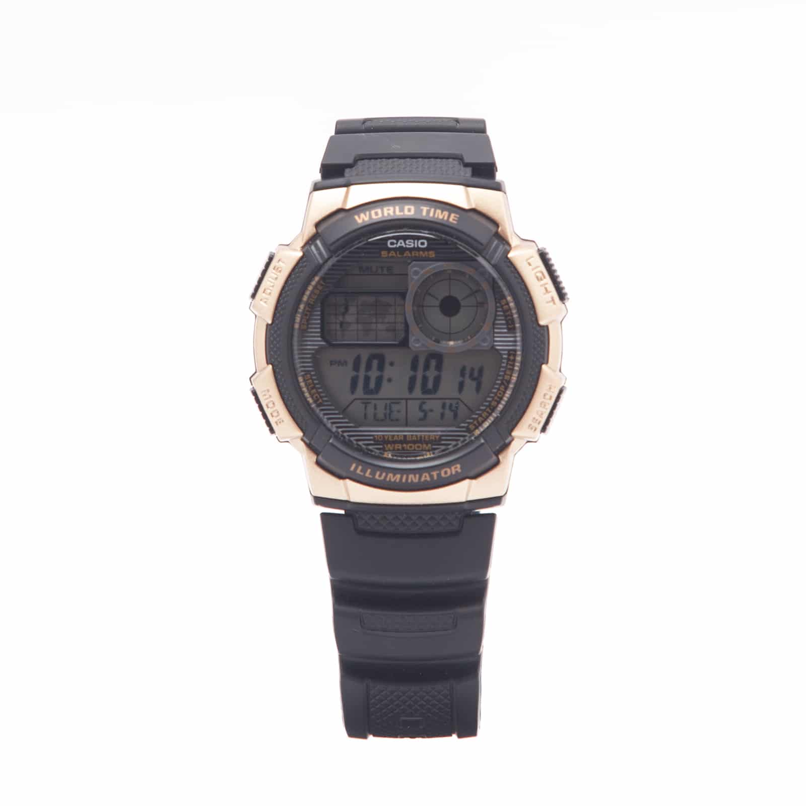 AE-1000W-1A3V Reloj Casio para Hombre, Illuminator Hora Mundial 10 Años de Batería - Image 4