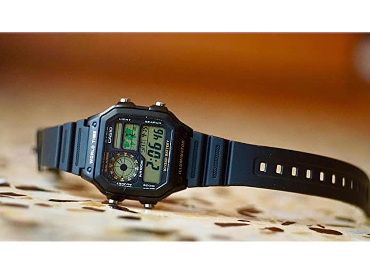 AE-1200WH-1AV Reloj Casio para Hombre, Illuminator Hora Mundial 10 Años de Batería - Image 4