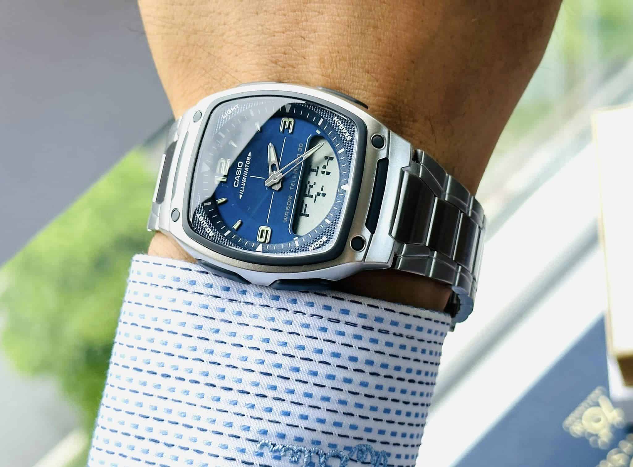 AW-81D-2AV Reloj Casio para Hombre, Illuminator 10 Años de Batería - Image 2