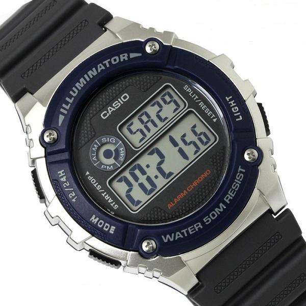 W-216H-2A Reloj Casio para Hombre, Illuminator con Cronógrafo - Image 3