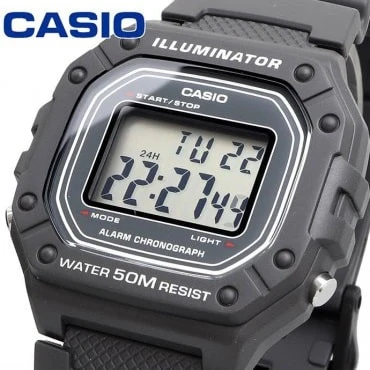 W-218H-8AVCF Reloj Casio Unisex, Illuminator con Cronógrafo - Image 2
