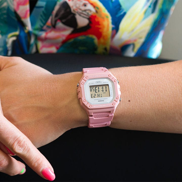 W-218HC-4AV Reloj Casio para Mujer, Illuminator con Cronógrafo - Image 3
