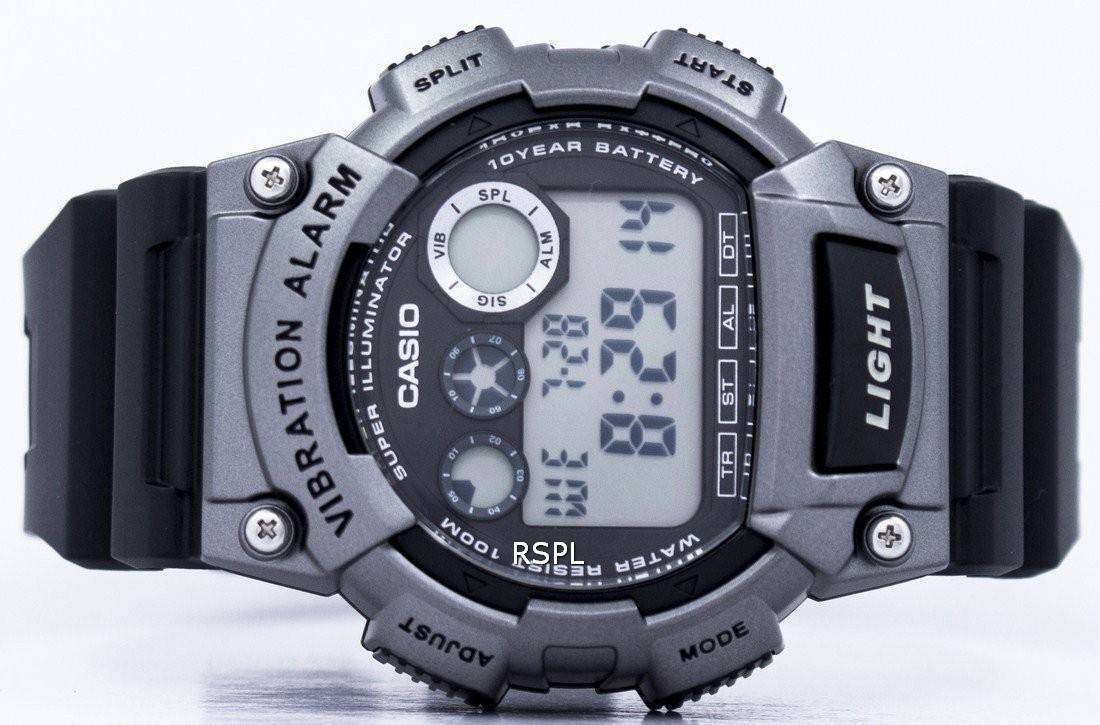 W-735H-1A3V Reloj Casio para Caballero, Alarma Vibrante Super Illuminantor - Image 2
