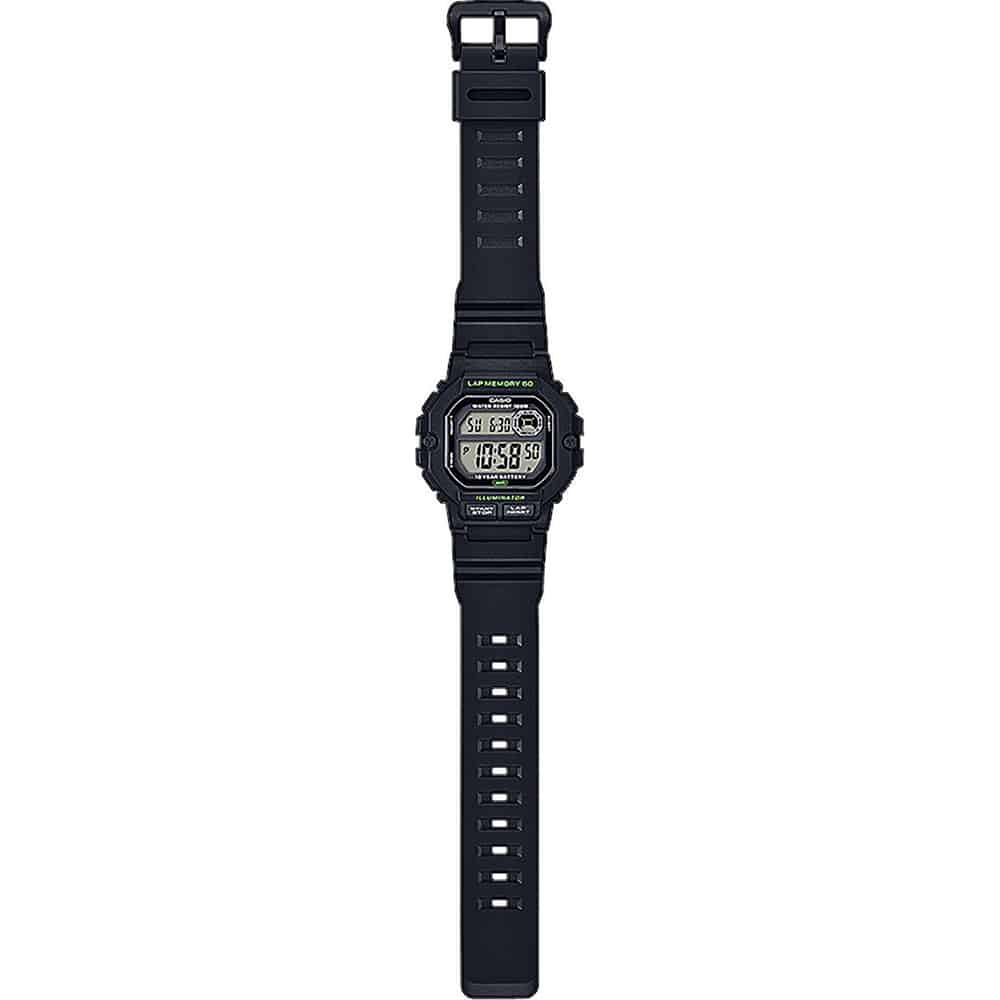 WS-1400H-1AV Reloj Casio para Hombre, 10 Años de Batería, Lap Memory 60 - Image 3