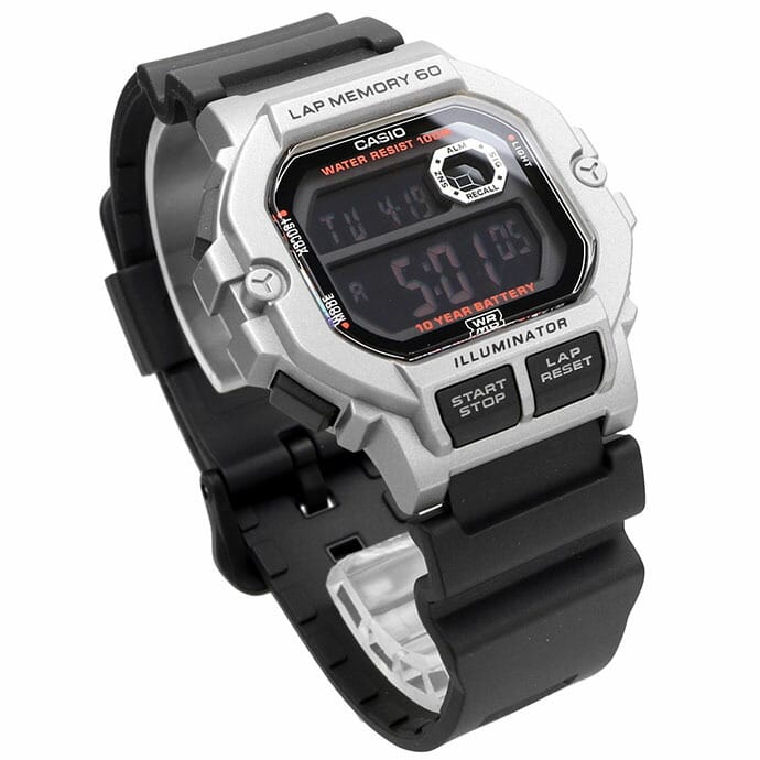 WS-1400H-1BV Reloj Casio para Hombre, 10 Años de Batería, Lap Memory 60 - Image 3