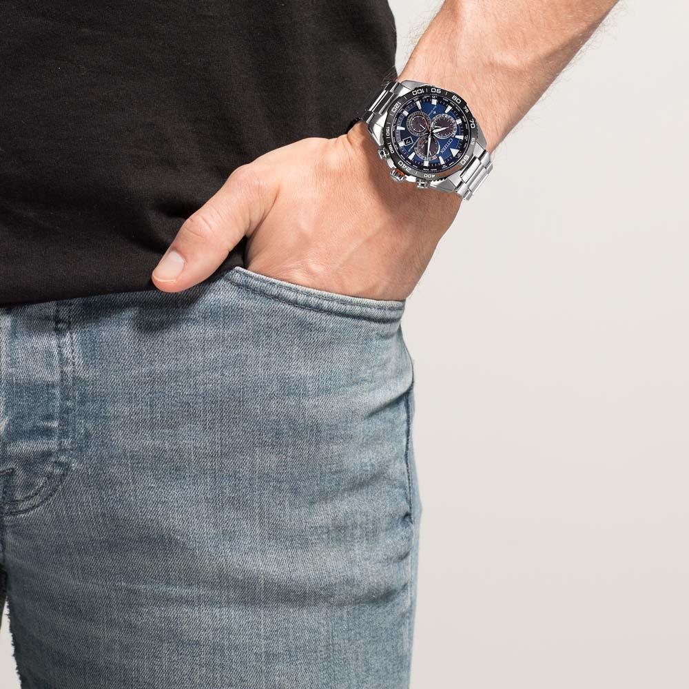 CB5034-58L Reloj Citizen Eco-Drive de caballero pulsera de metal 45mm - Image 3
