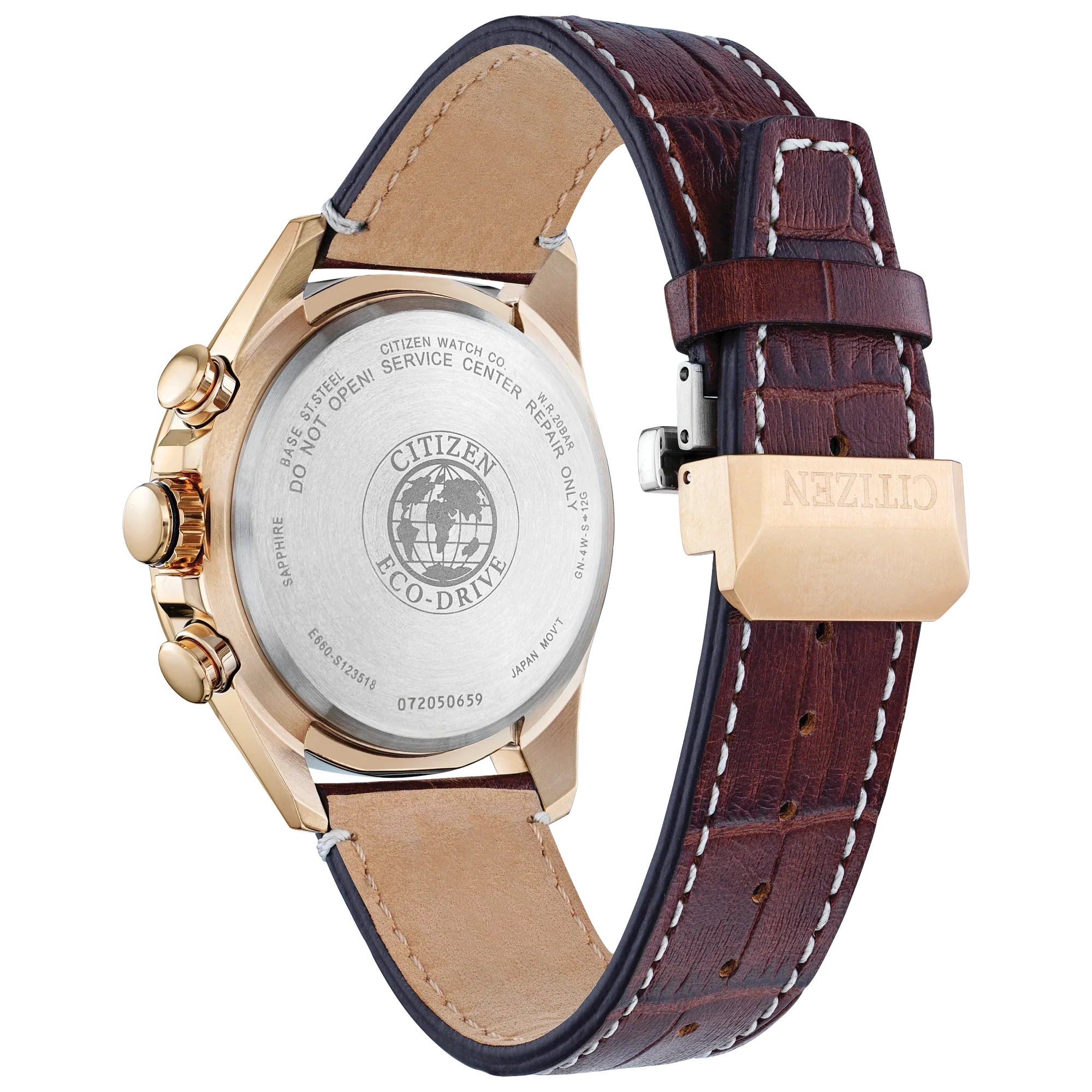 CB5919-00X Reloj Citizen  Eco-Drive PCAT de caballero pulsera de cuero 43 mm - Image 3