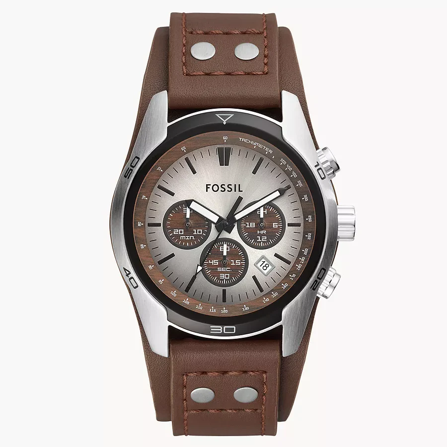 CH2565 Reloj Coachman de caballero banda de cuero 45 mm