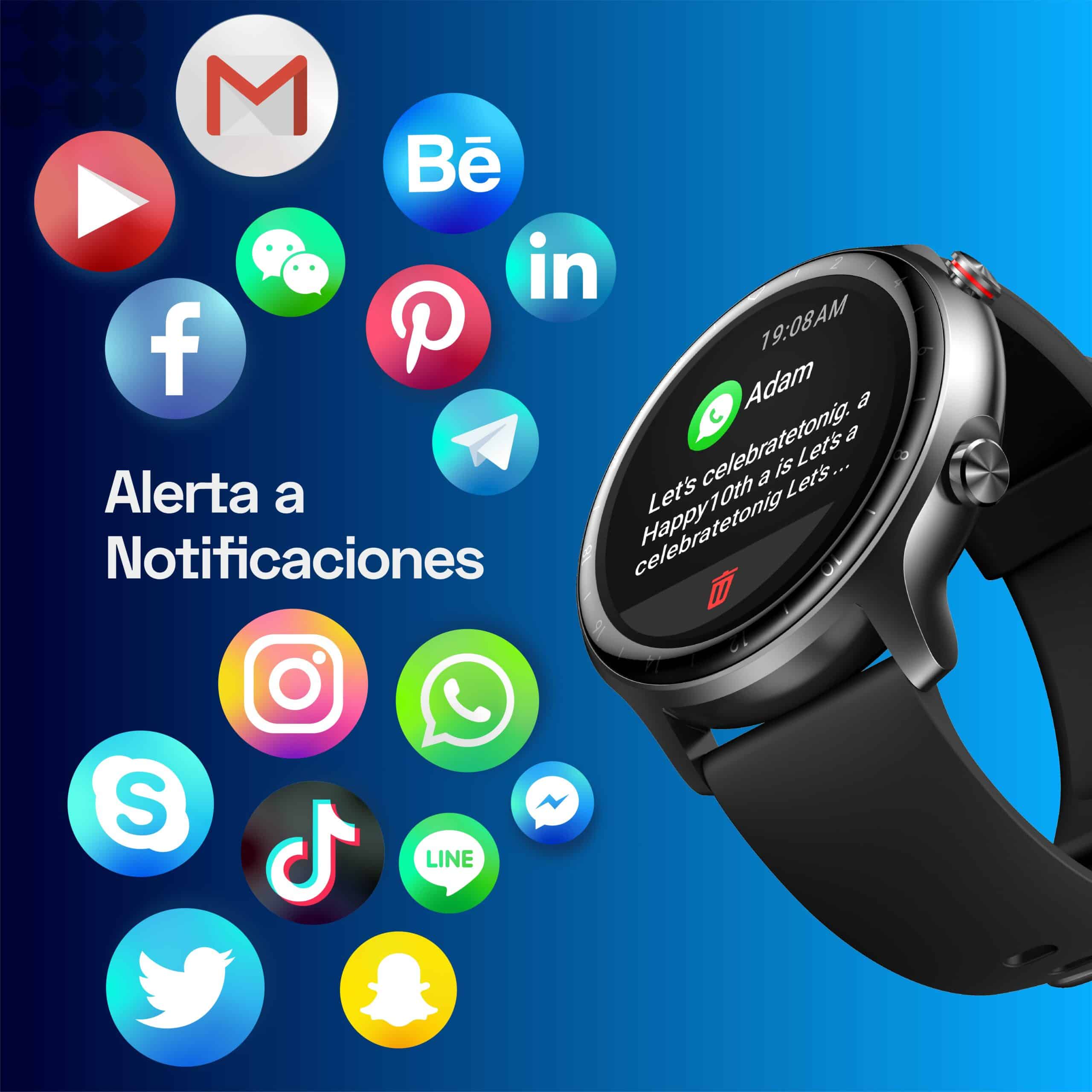 CT4 GPS Reloj Inteligente Cubitt Unisex - Image 4