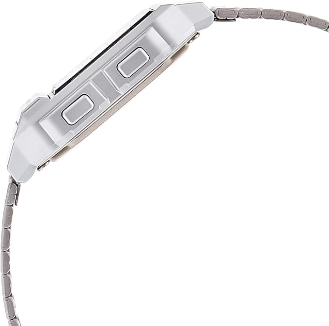DB-380-1 Reloj Casio Digital Illuminator para Hombre y Mujer con Pulsera de Metal y Data Bank - Image 2