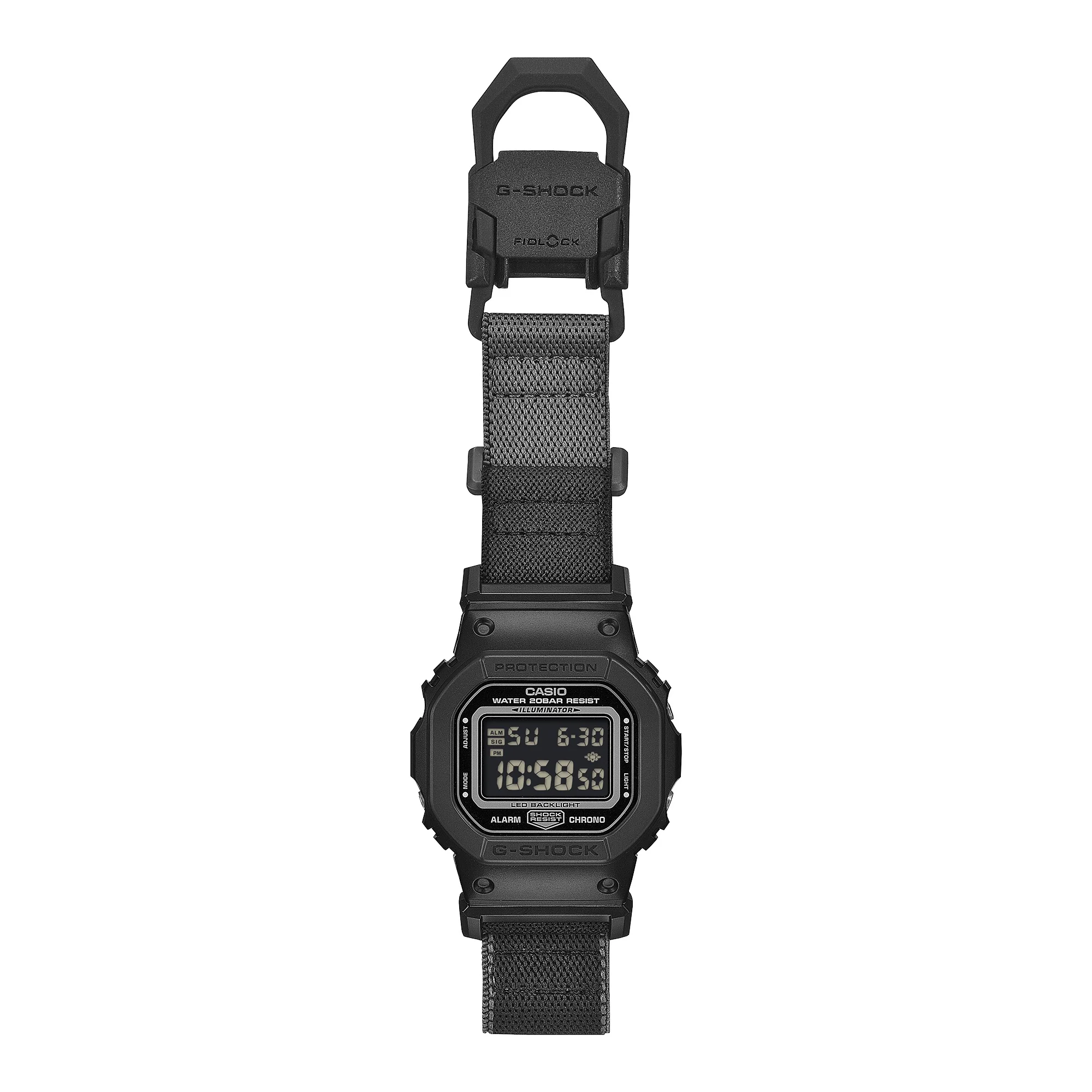 DW-5600MNC-1 Reloj G-Shock de hombre pulsera de tela - Image 4
