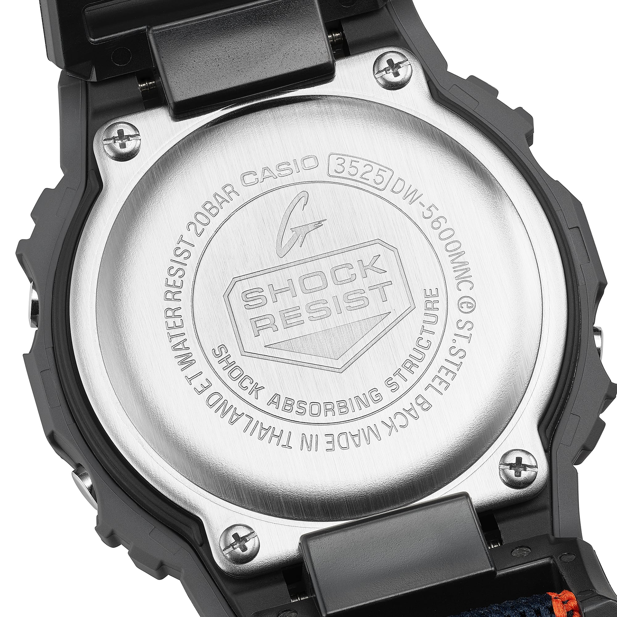 DW-5600MNC-8A2 Reloj G-Shock de hombre correa de tela - Image 6