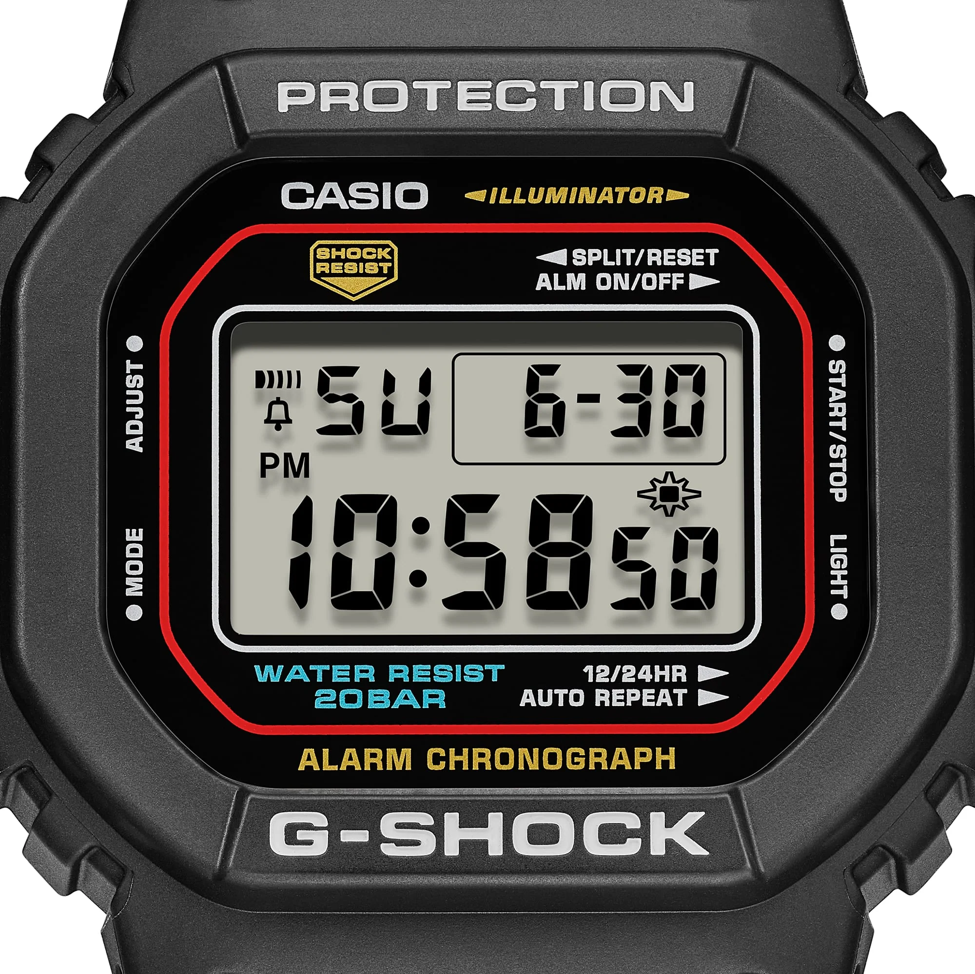 DW-5600RL-1 Reloj G-Shock de caballero pulsera de resina - Image 8