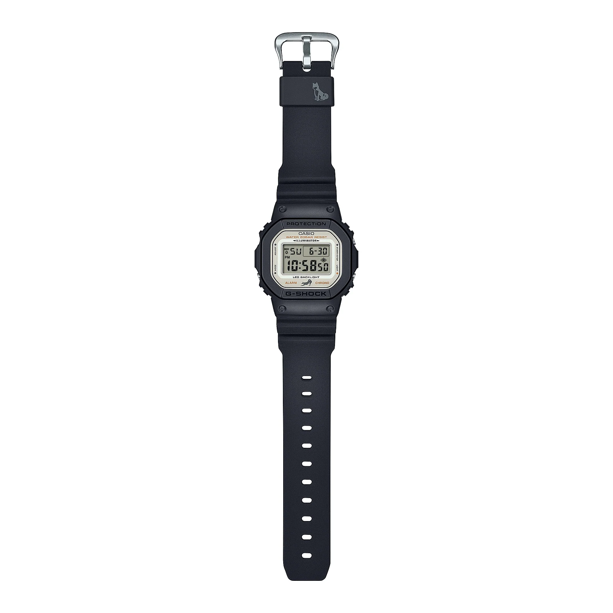 DW-5600SHB-1 G-shock reloj unisex pulsera de caucho - Image 3