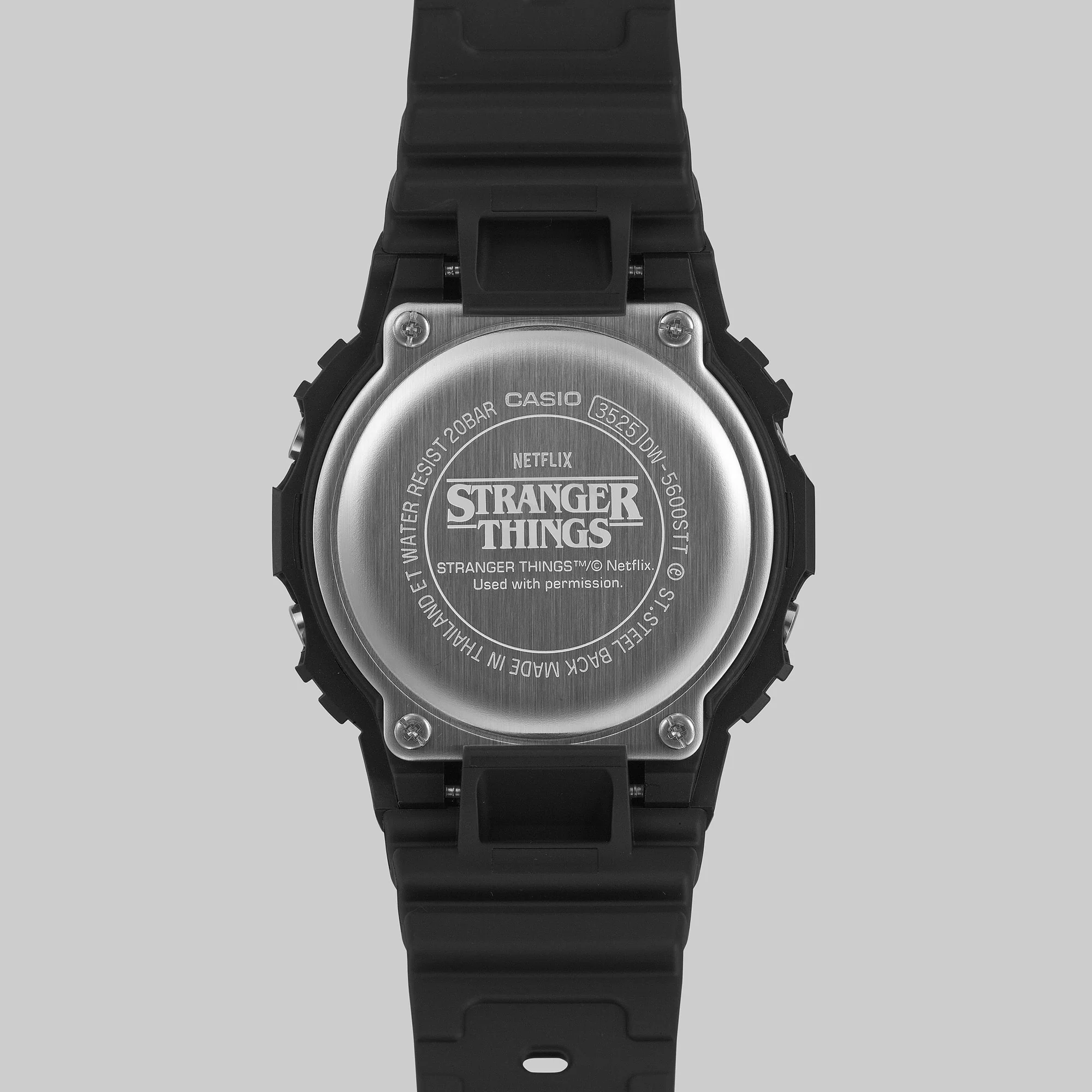 DW-5600STT-1 Reloj G-Shock Stranger Things unisex correa de silicona - Image 8